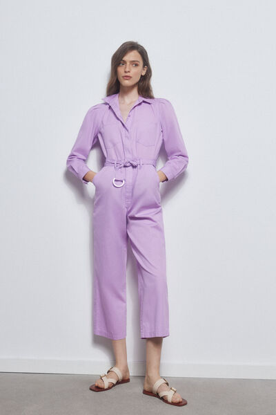 Pedro del Hierro 100% cotton jumpsuit Purple