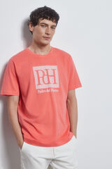 Pedro del Hierro T-shirt logo estampado Vermelho