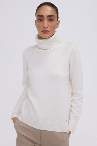 Pedro del Hierro Basic swan jersey Beige