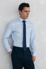 Pedro del Hierro Striped dress shirt, non-iron + anti-stain White