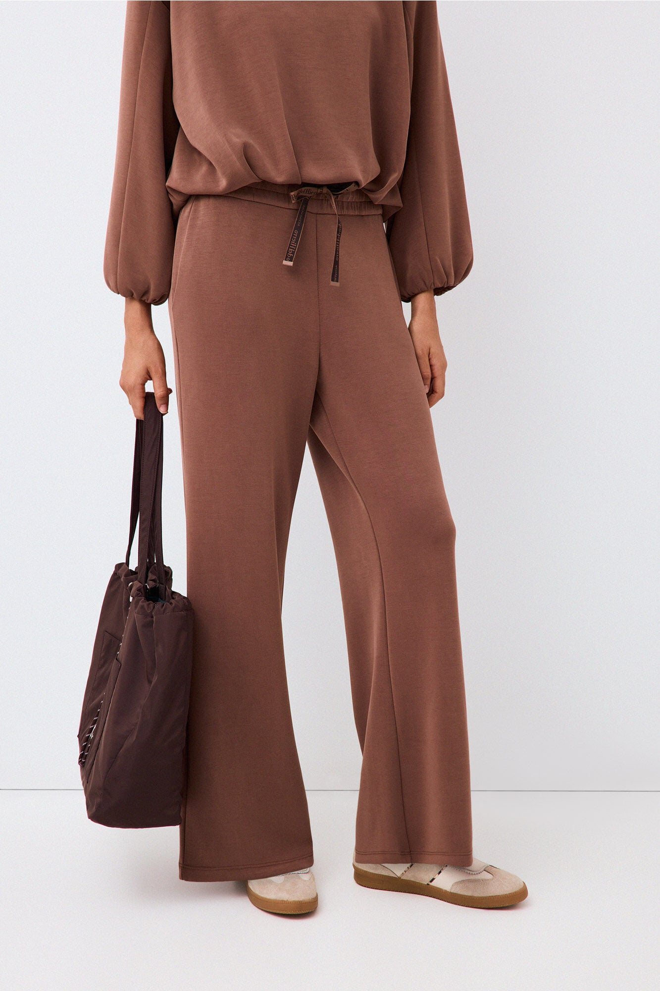 Pedro del Hierro Soft touch flare trousers