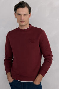 Pedro del Hierro Sweatshirt gola caixa tecido técnico