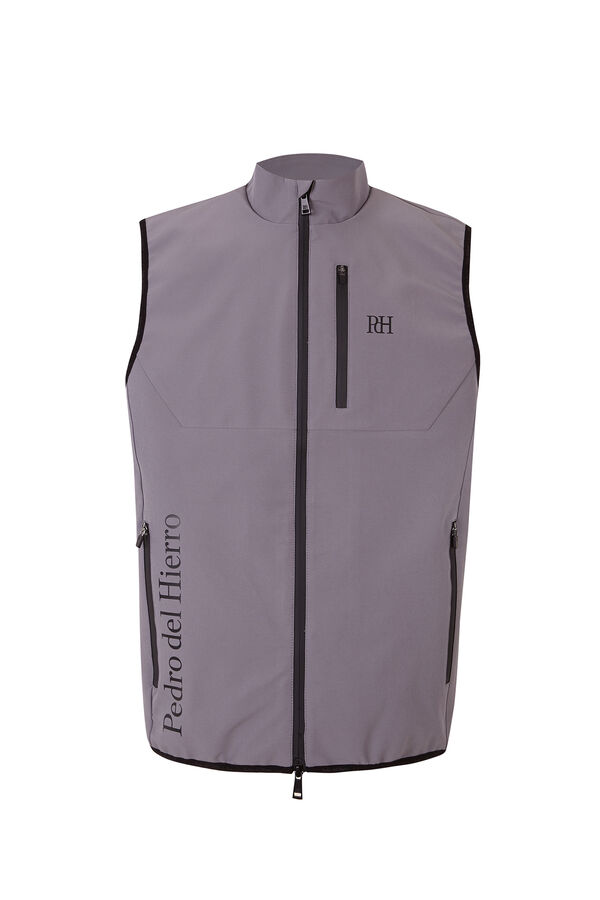 Pedro del Hierro Golf technical gilet Grey