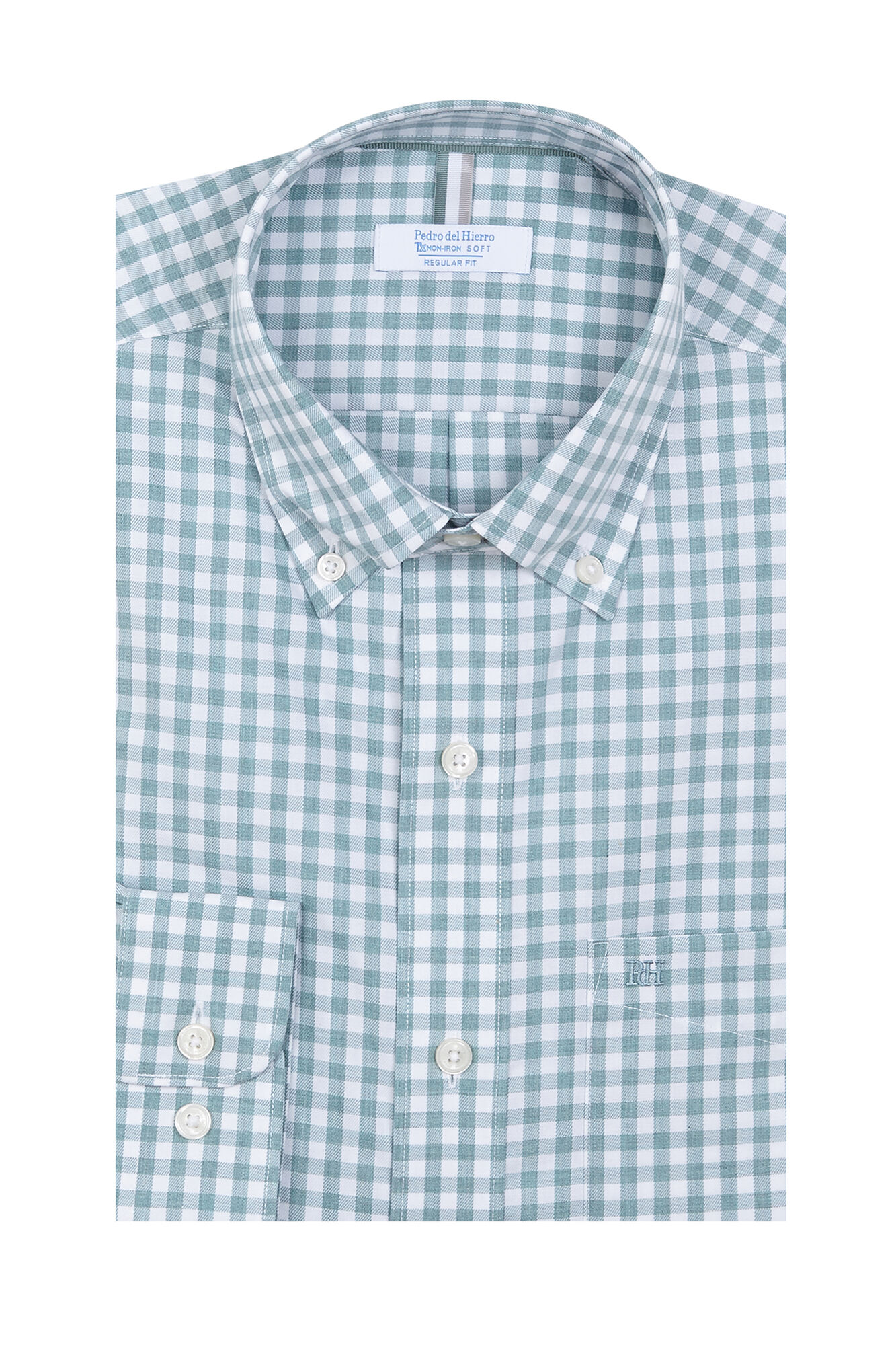 Pedro del Hierro Plaid twill shirt
