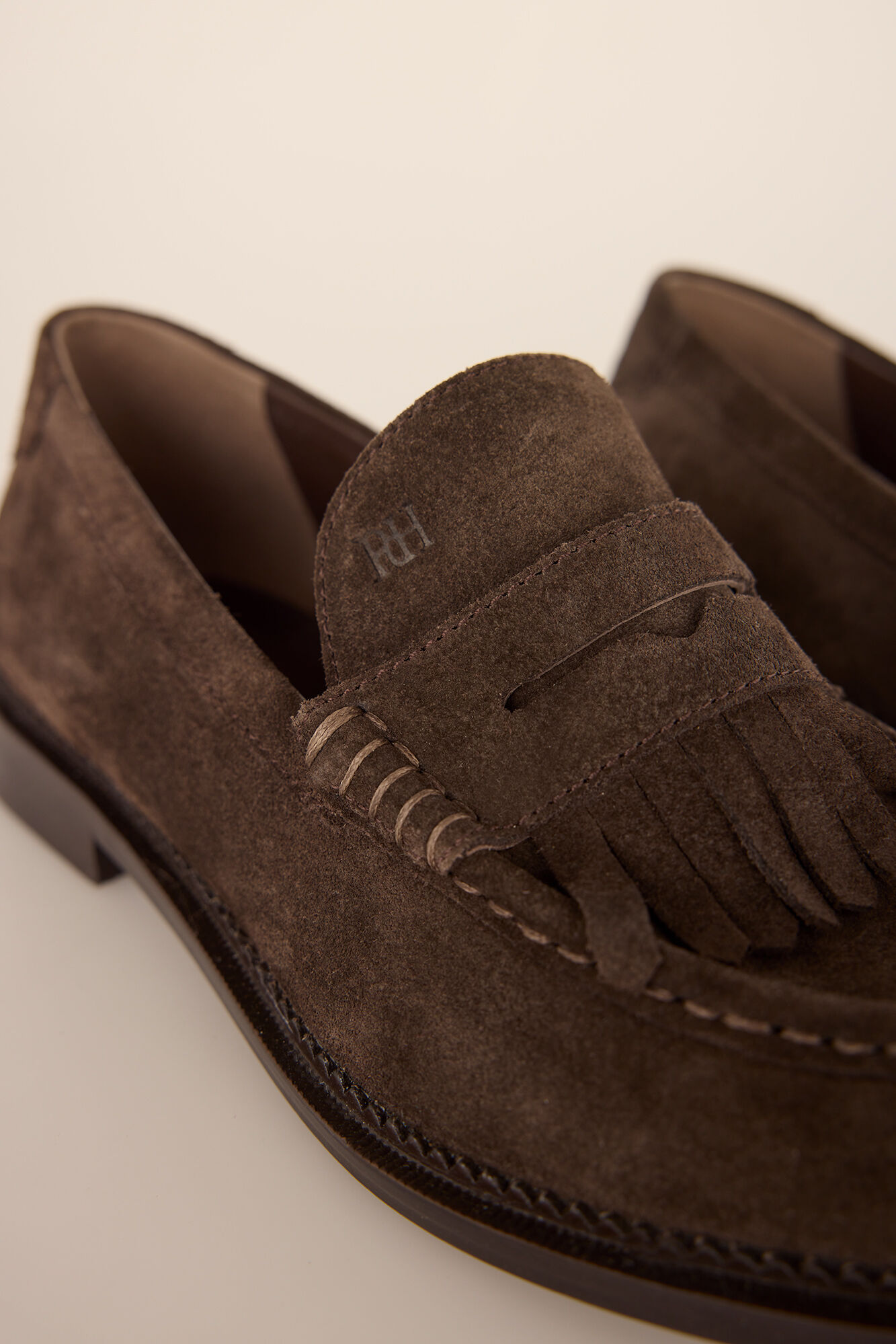 Pedro del Hierro Brown suede moccasin
