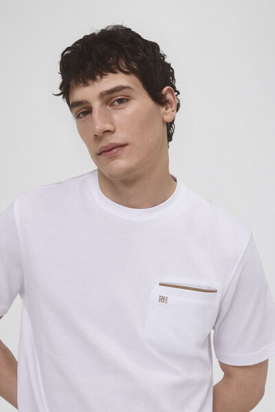 Pedro del Hierro pocket T-shirt White