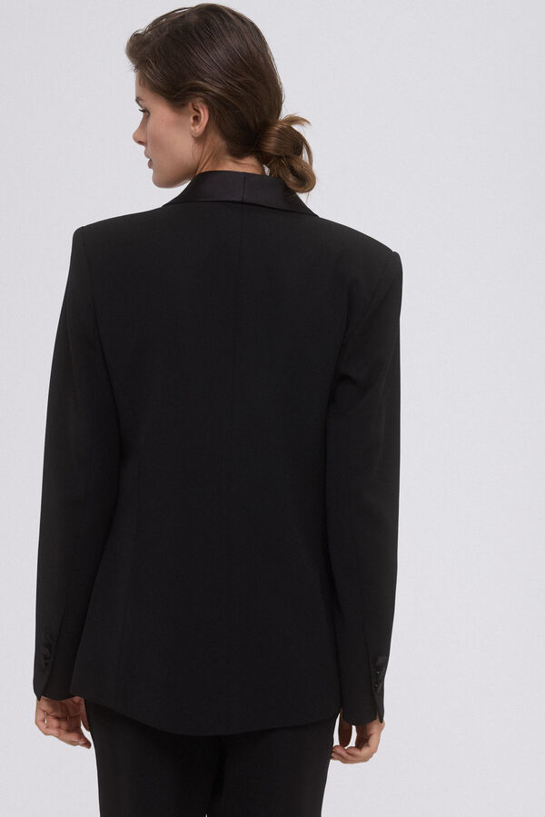 Pedro del Hierro Blazer de smoking Preto