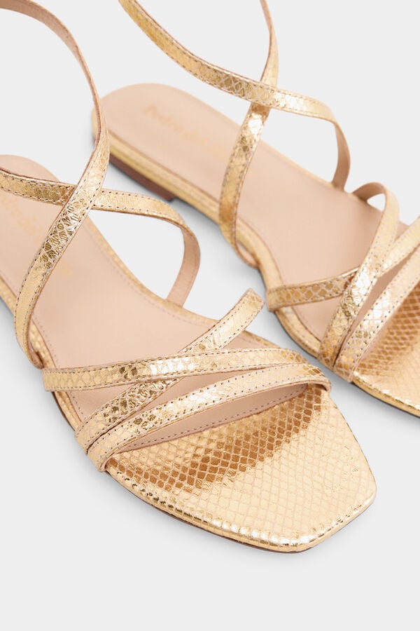 Pedro del Hierro Gold sandal Yellow