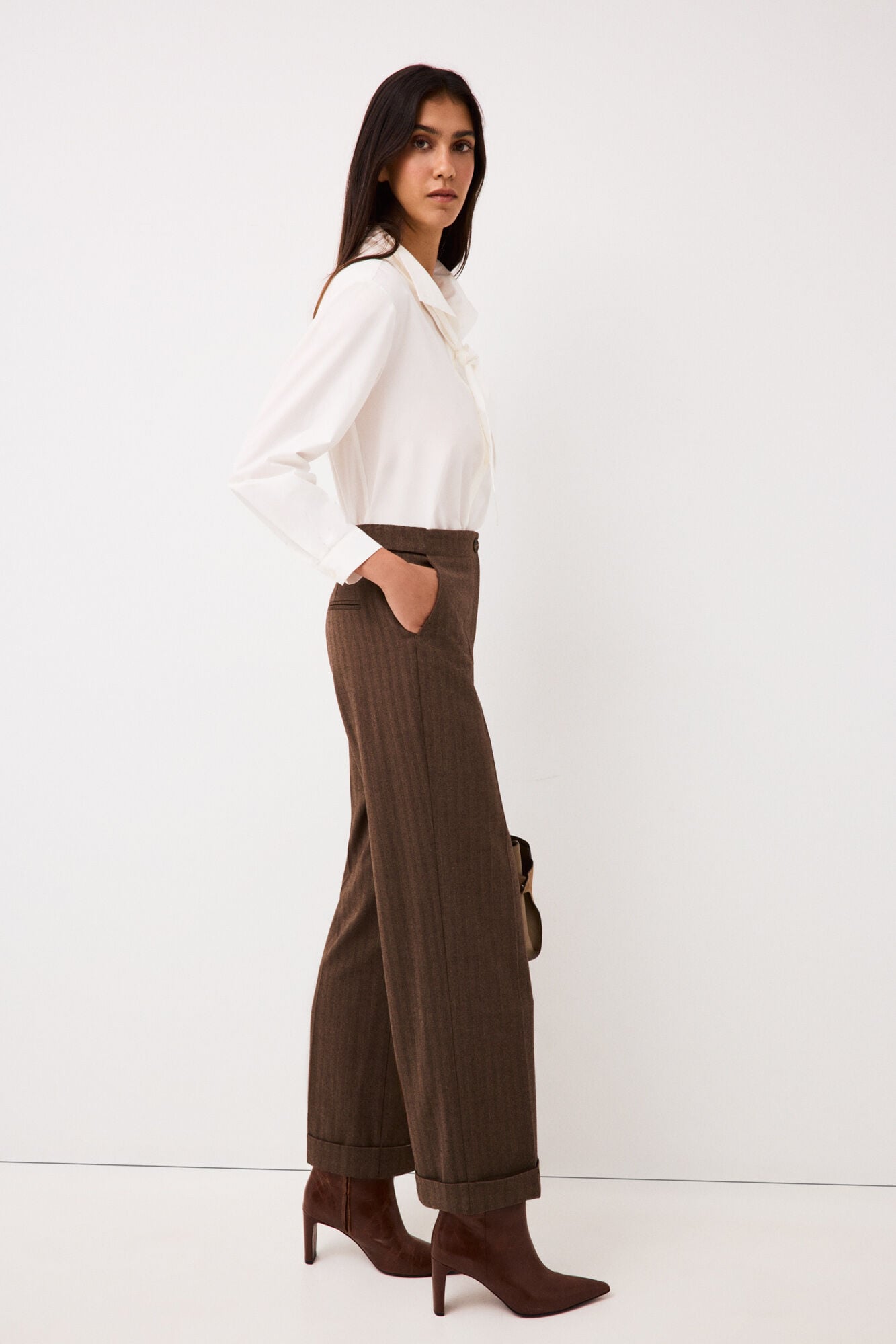 Pedro del Hierro Herringbone trousers
