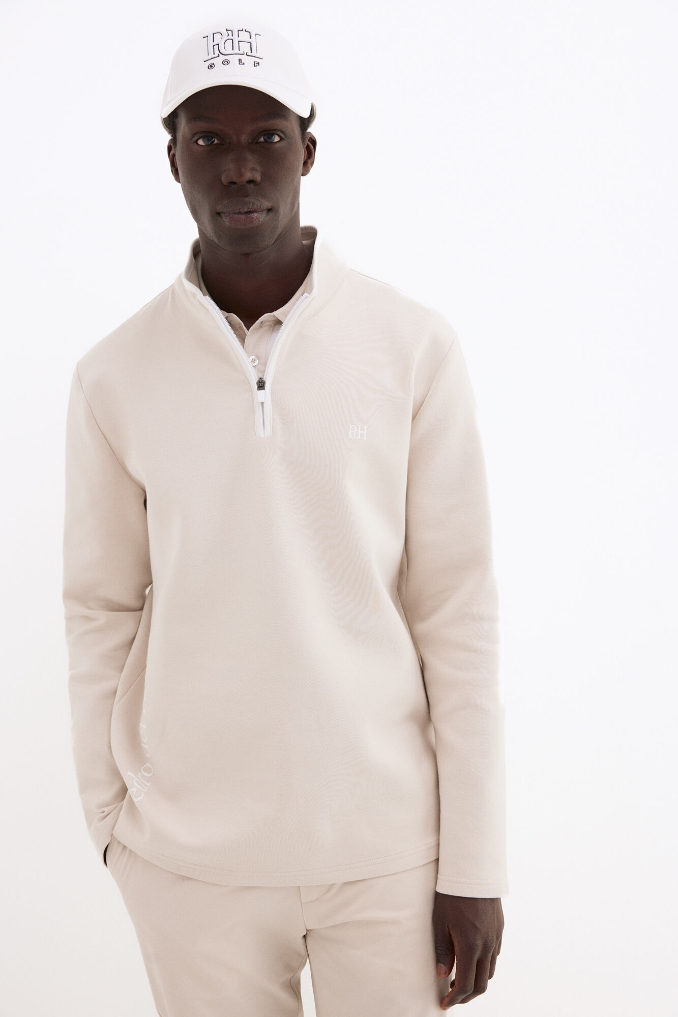 Pedro del Hierro Zip fastening golf sweatshirt