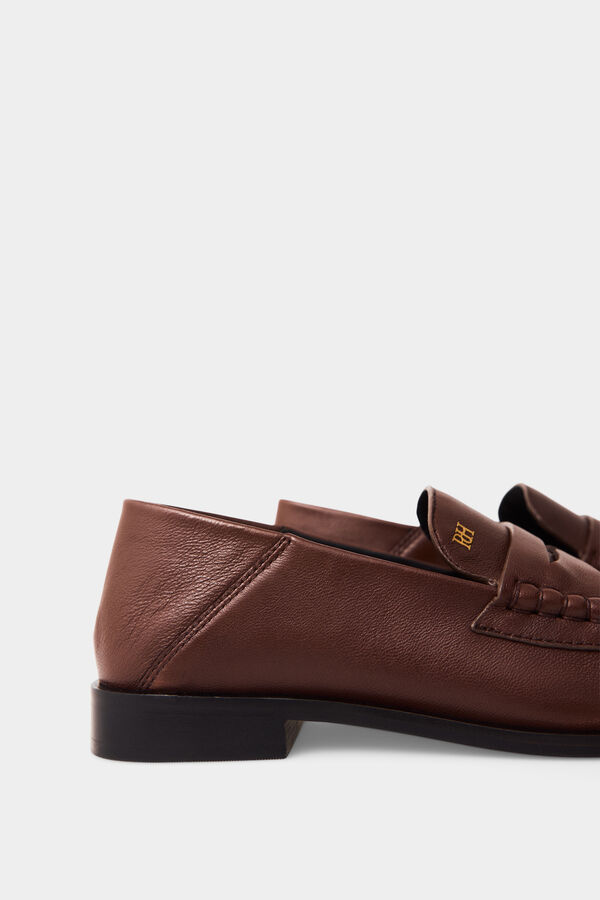 Pedro del Hierro Leather loafers Brown