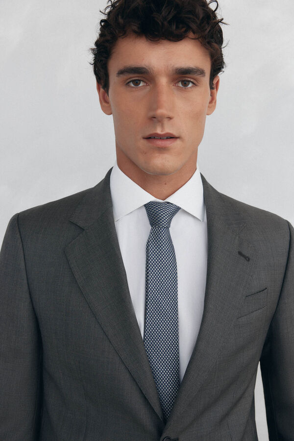 Pedro del Hierro Slim fit tan blazer Beige