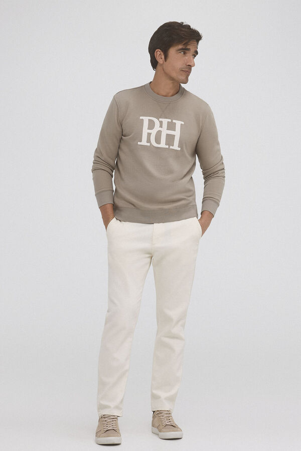 Pedro del Hierro Sweatshirt com logo Verde