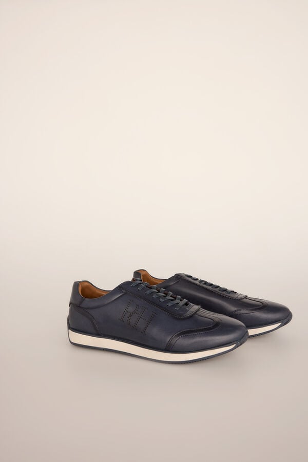 Pedro del Hierro Icon rubber sole trainer  Blue