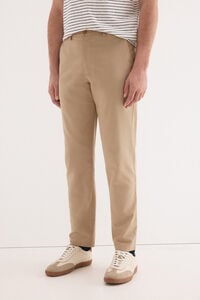 Pedro del Hierro Linen worker regular trousers