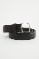 Pedro del Hierro leather dress belt Black
