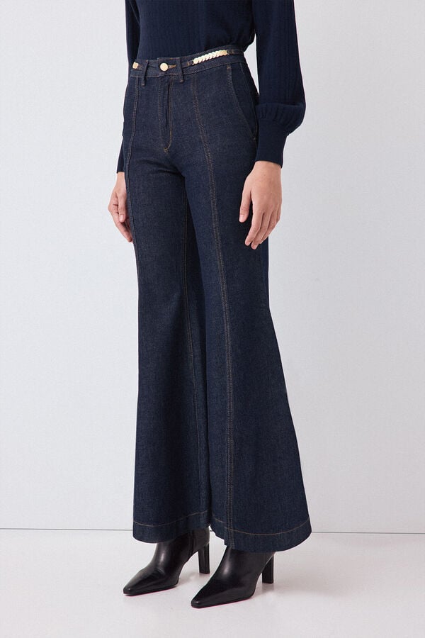 Pedro del Hierro Super flare jeans Blue