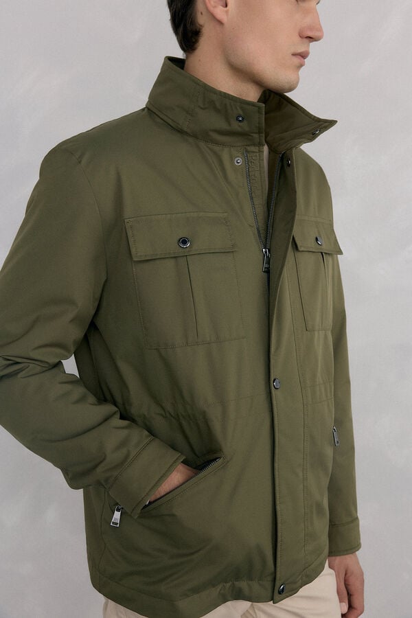 Pedro del Hierro Technical 4-pocket jacket Green