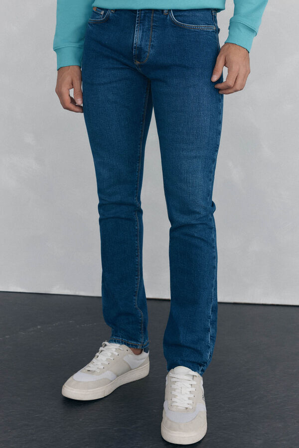 Pedro del Hierro Slim fit Premium Flex jeans Blue