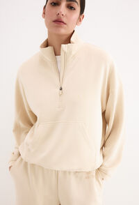 Pedro del Hierro Soft touch neck sweatshirt