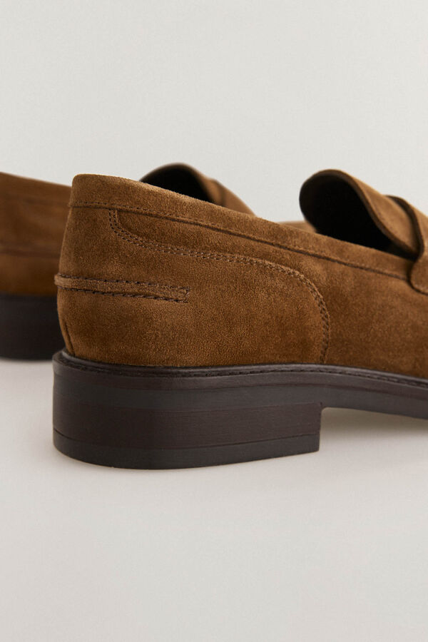Pedro del Hierro Sport leather moccasin Brown