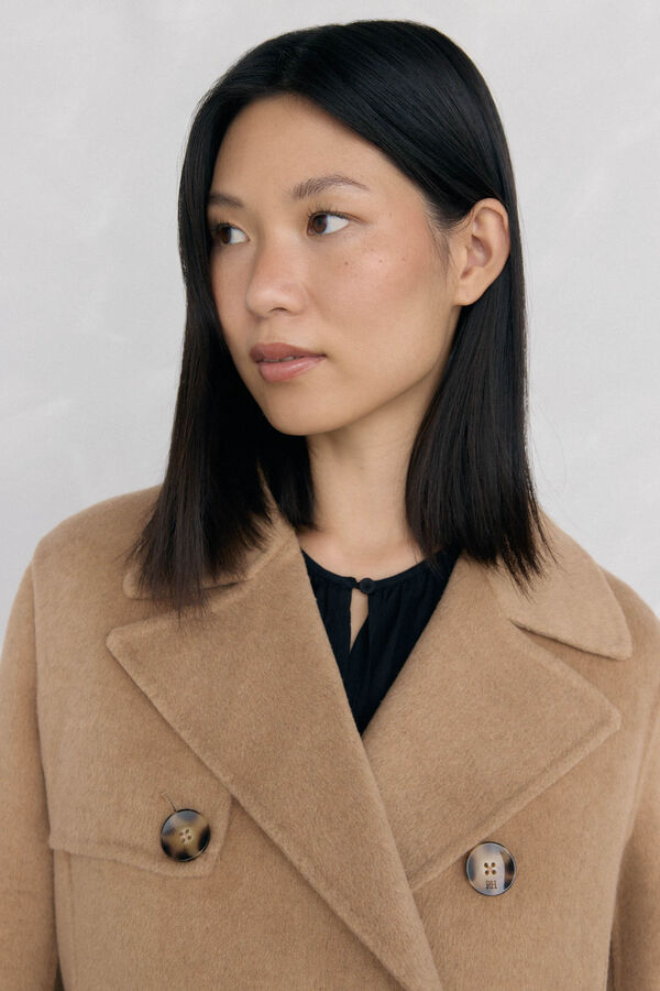 Pedro del Hierro Long double-sided trench coat Beige