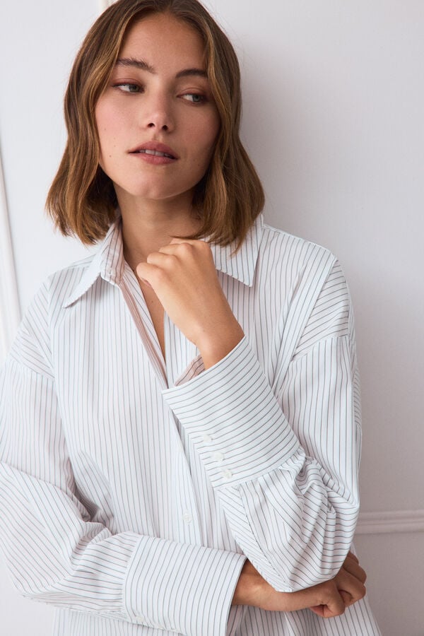 TFP by Tamara Falc&oacute; Striped shirt White