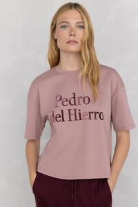 Pedro del Hierro Oversized activewear logo t-shirt