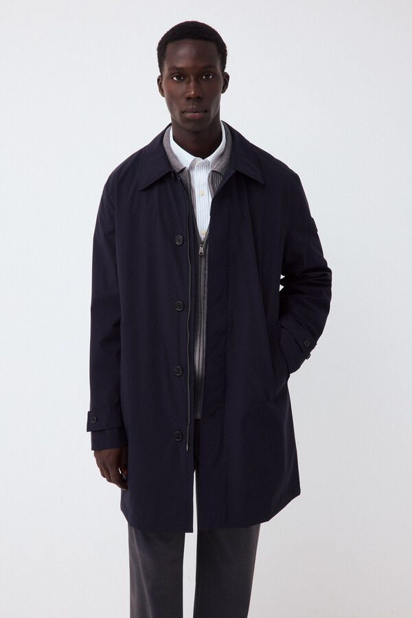 Pedro del Hierro Technical trench Blue