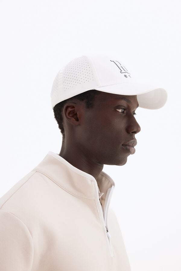 Pedro del Hierro Zip fastening golf sweatshirt Beige