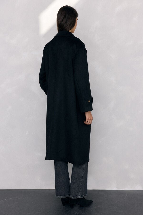 Pedro del Hierro Coat and inner gilet Black