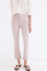 Pedro del Hierro Jeans flare cropped Rosa