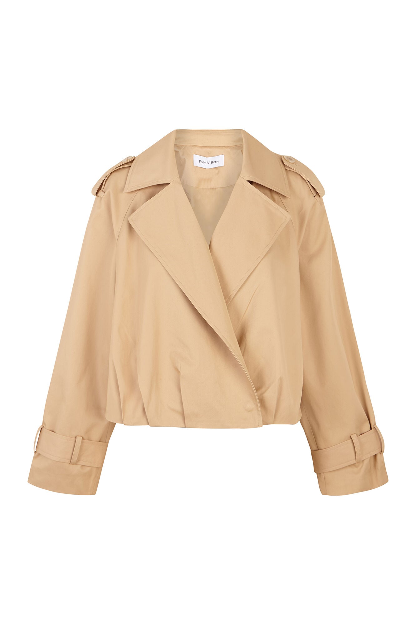 Pedro del Hierro Double-breasted crop jacket