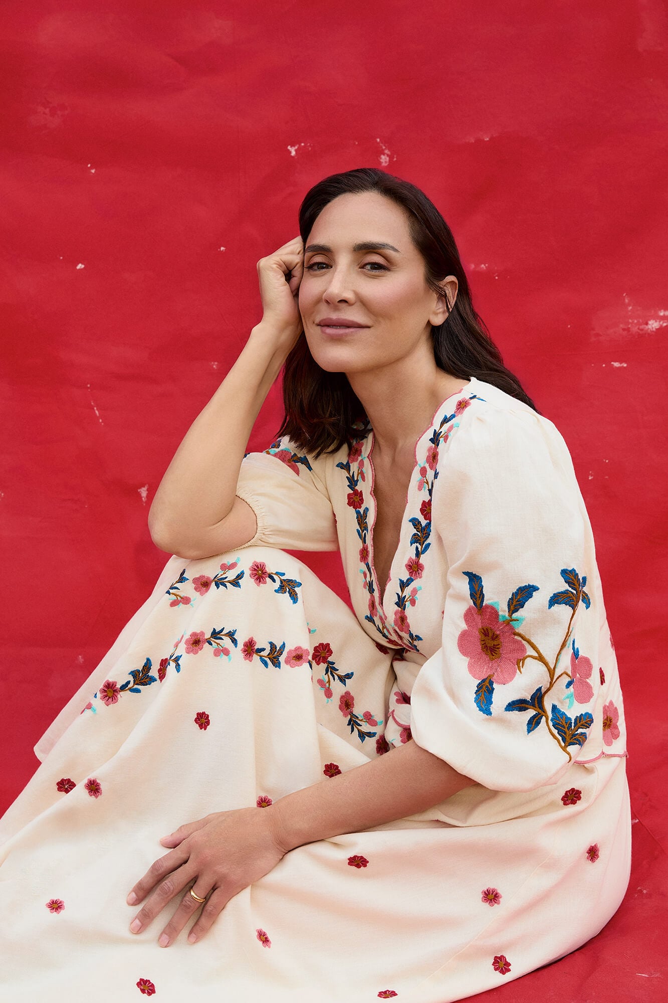 TFP by Tamara Falc&oacute; Embroidered dress