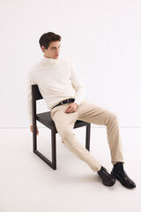 Pedro del Hierro Slim fit chinos Beige