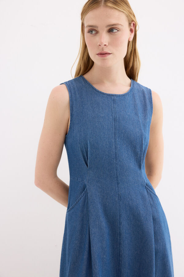 Pedro del Hierro Denim dress Blue