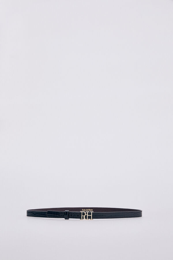 Pedro del Hierro Cintur&oacute;n piel Marr&oacute;n