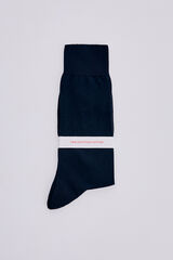 Pedro del Hierro Plain stretch socks Blue