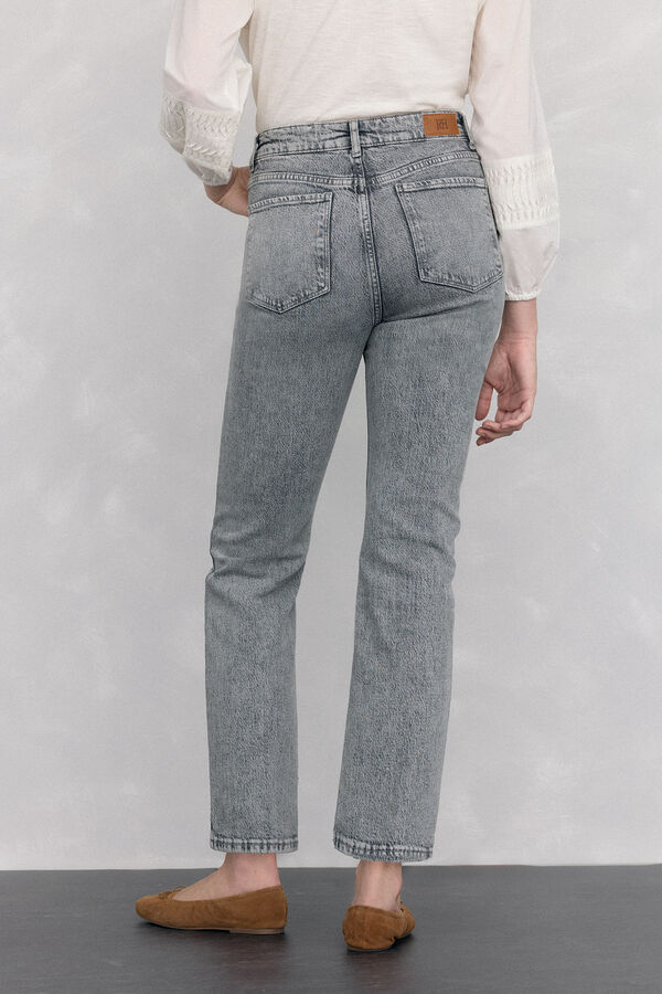 Pedro del Hierro Basic straight jeans Grey