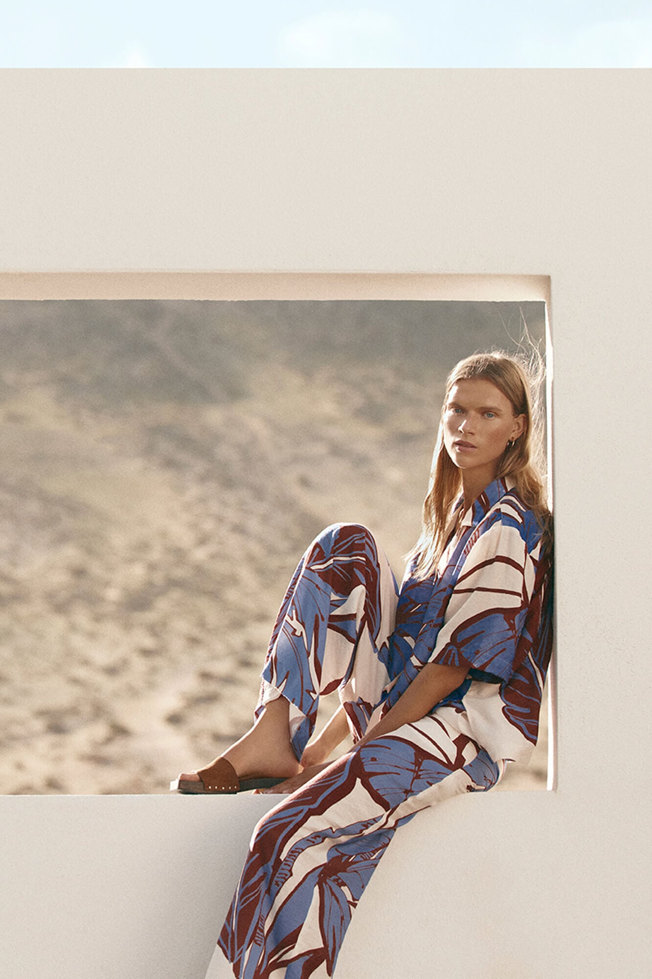 Pedro del Hierro Camisa estampada de manga curta