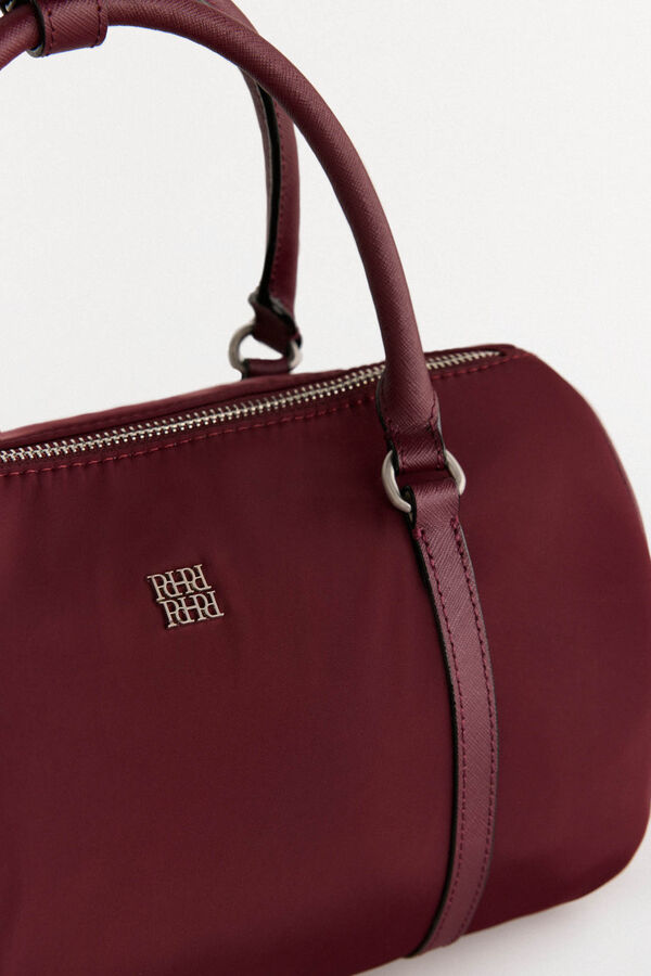 Pedro del Hierro Bowling handbag, bag crossbody bag Burgundy