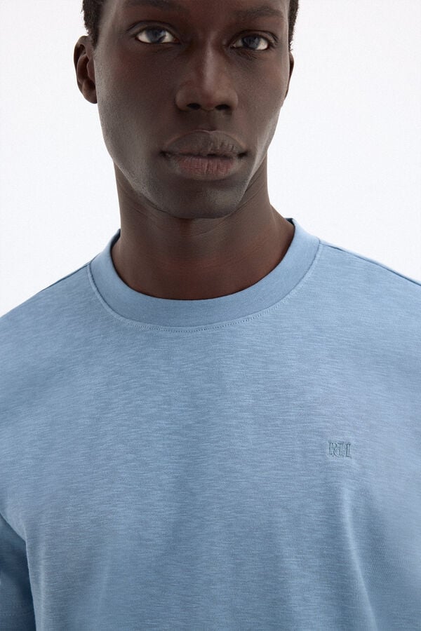 Pedro del Hierro Camiseta lisa Azul