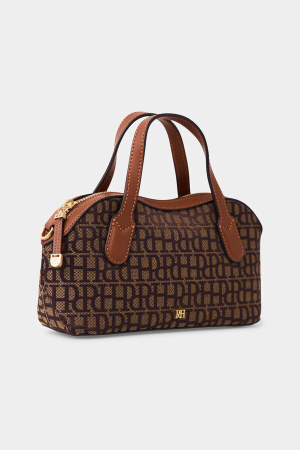 Pedro del Hierro Logo tote bag Brown