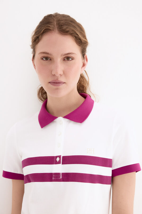 Pedro del Hierro Polo manga curta Branco