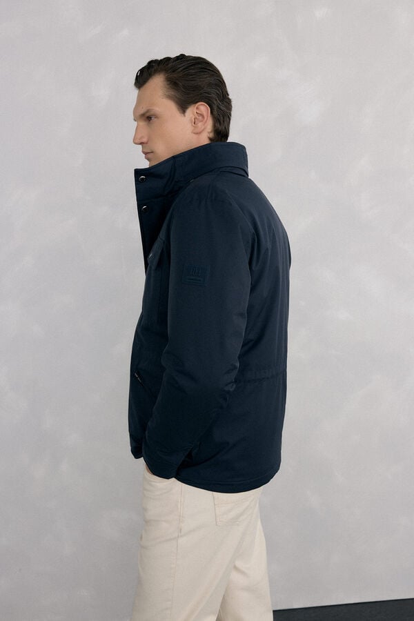 Pedro del Hierro Technical 4-pocket jacket Blue