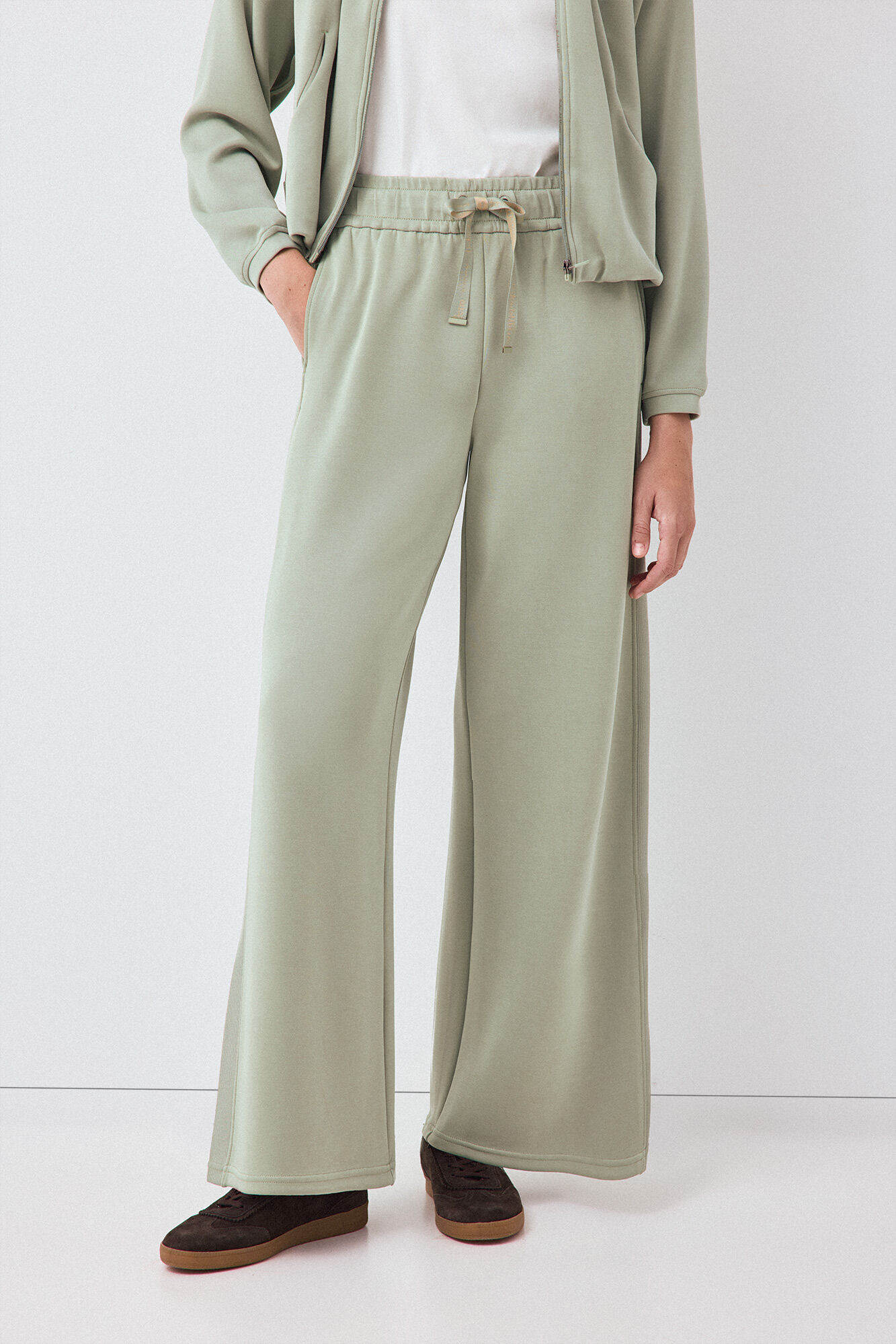 Pedro del Hierro Soft touch flare trousers