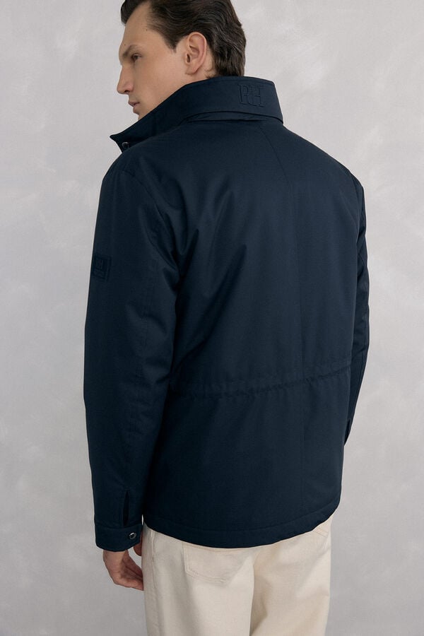 Pedro del Hierro Technical 4-pocket jacket Blue
