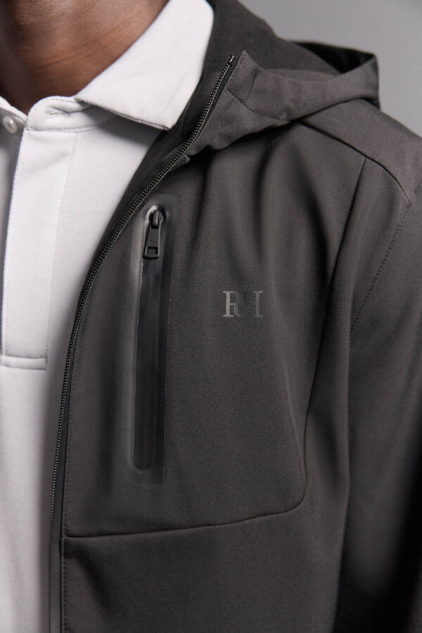 Pedro del Hierro Chaqueta lisa golf Negro