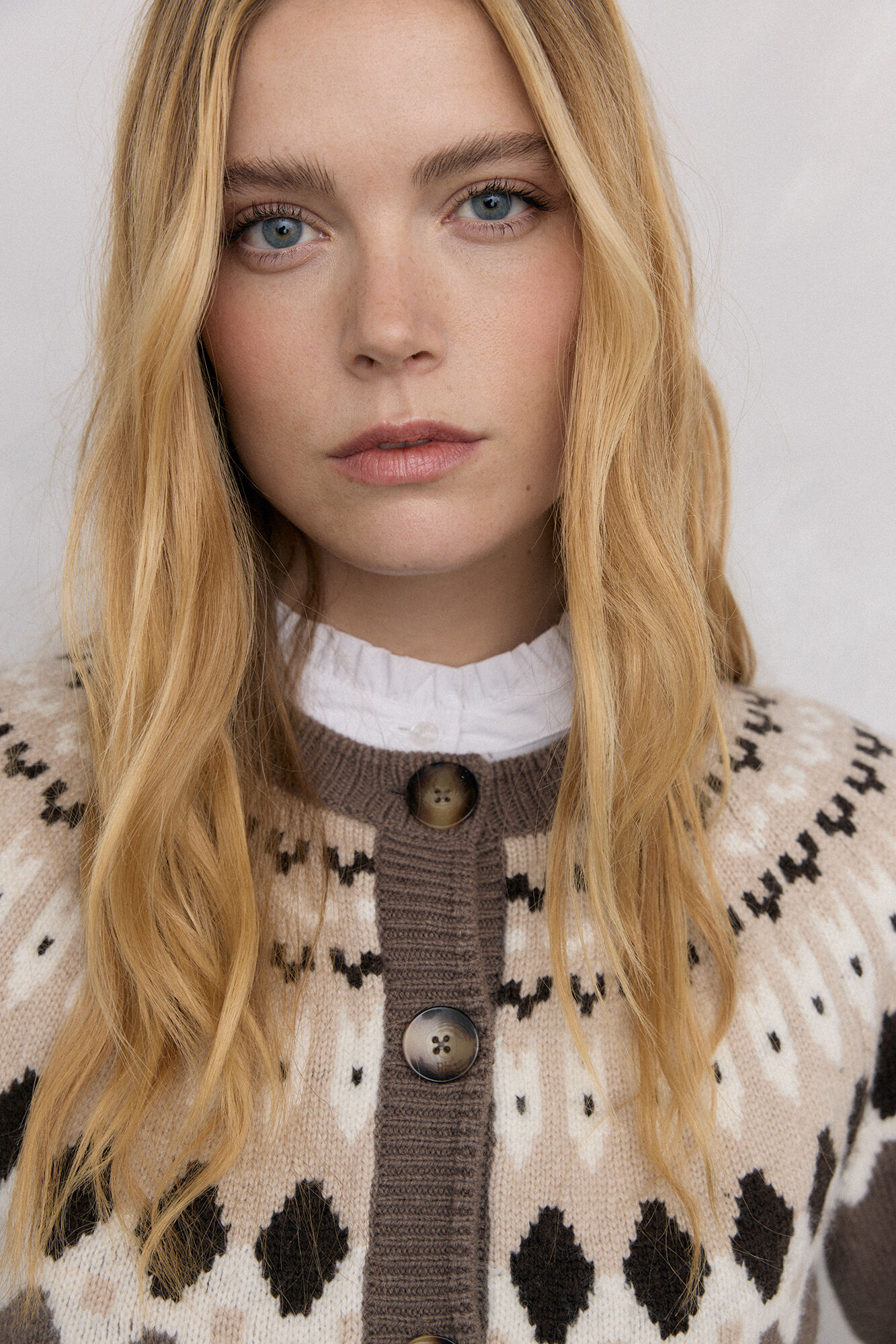 Pedro del Hierro Greek jacquard jacket