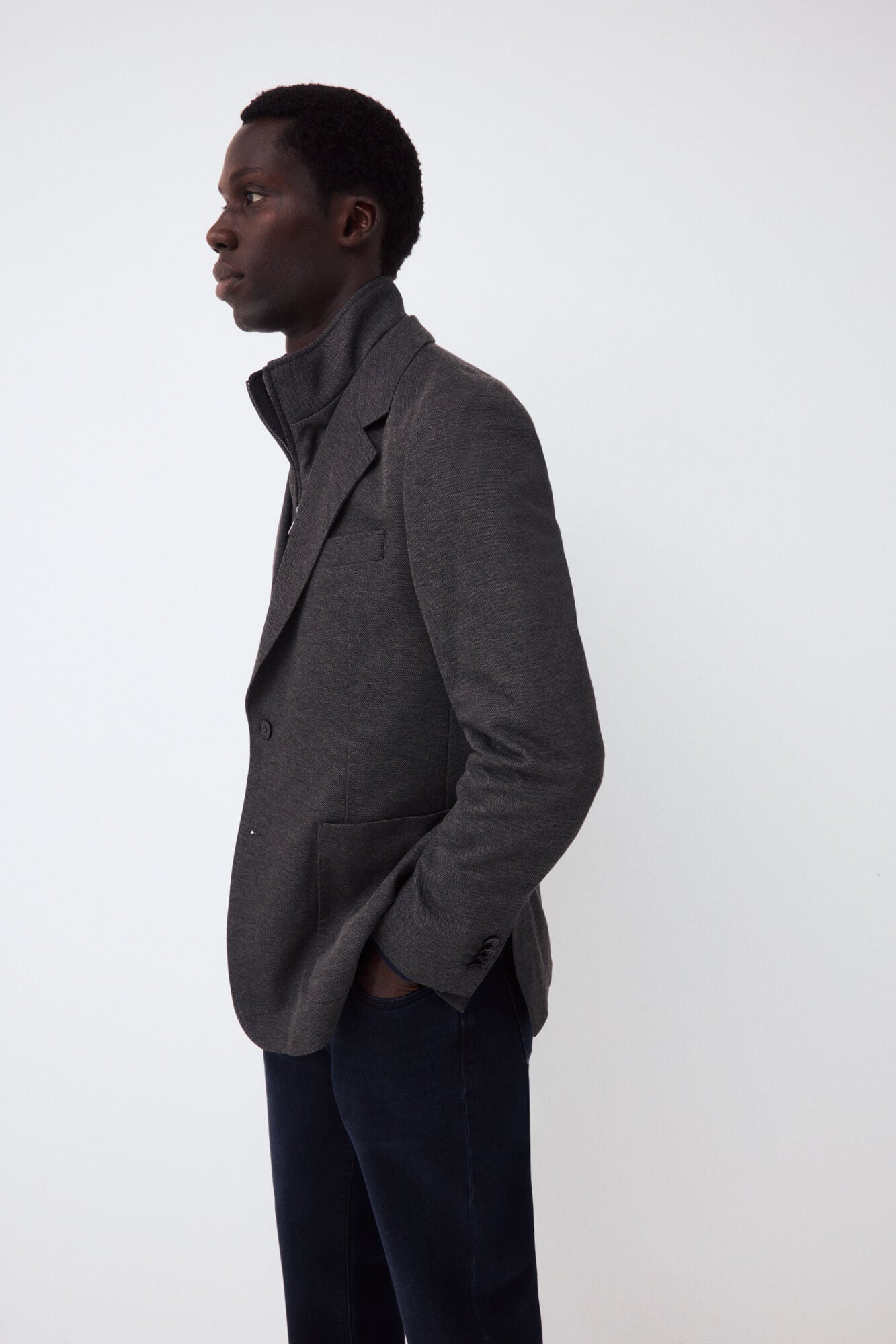 Pedro del Hierro Knit jacket with removable lining